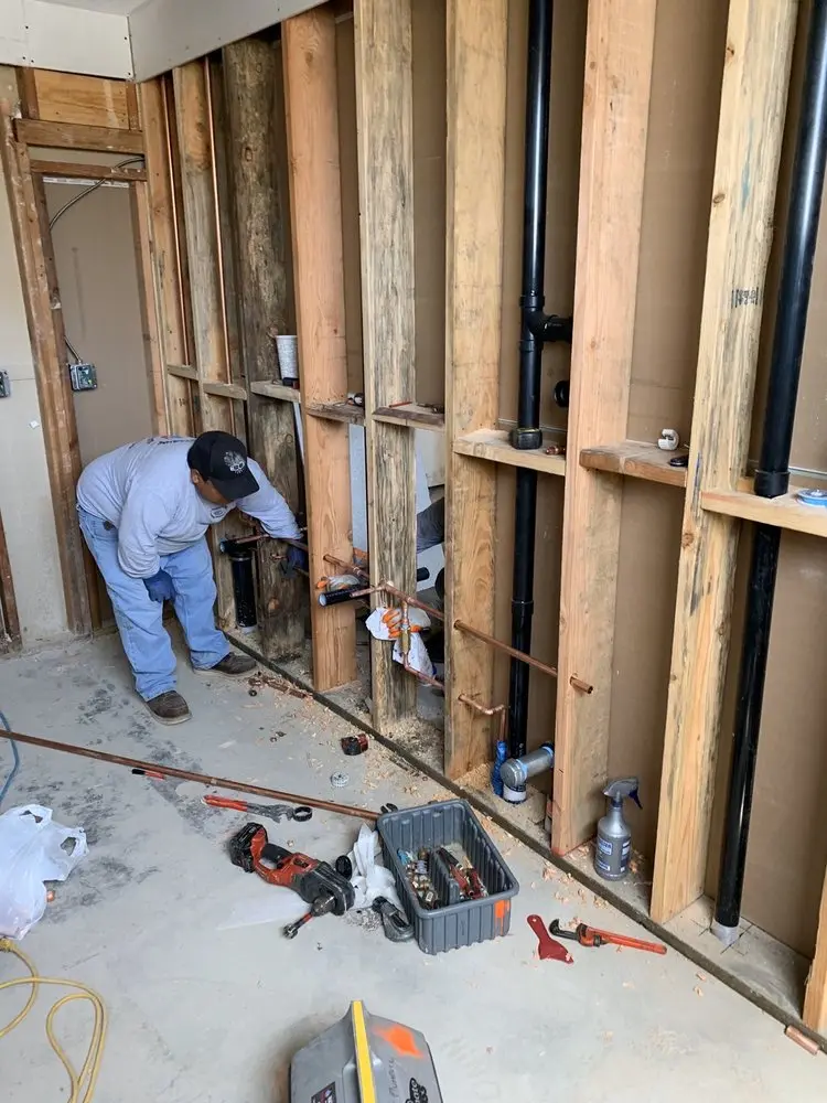 Commercial rough-in plumbing for Gas Line Repair in New Cumberland